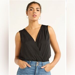 Sophia Jeans Women’s Sleeveless Crossover Body suit